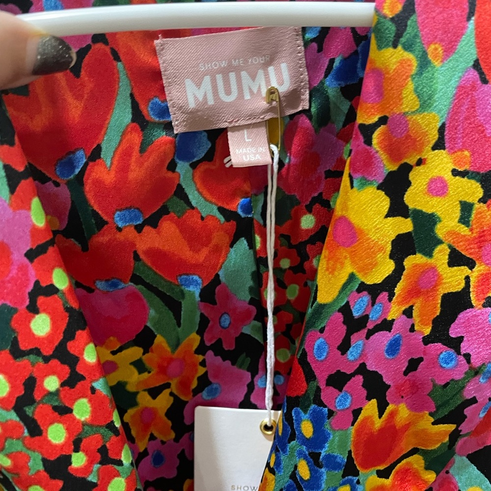 Brand New w/ Tags Women’s Show Me Your Mumu Felix Blazer in Garden Glow print, L - Picture 6 of 6